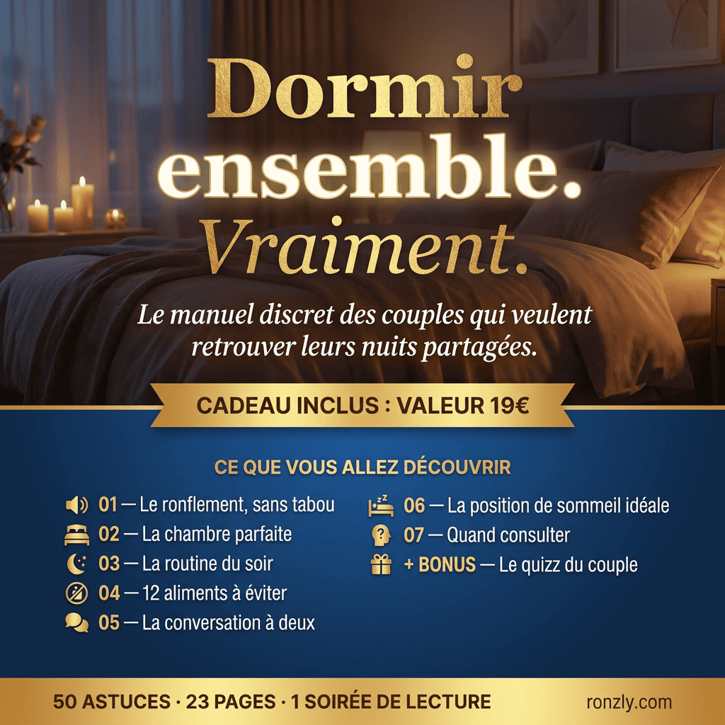 Ronzly - Gouttière Anti-Ronflement Thermoformable Sur-Mesure - 60 Nuits d'Essai
